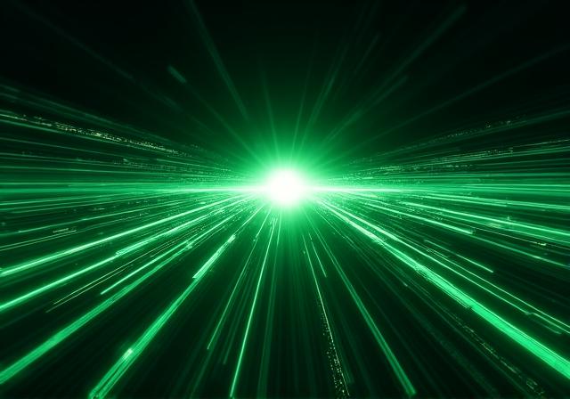 Abstract visualization of high-speed data streams